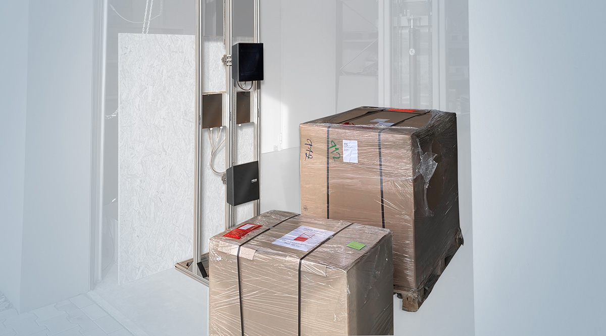 Kisten mit RFID Compact Gate für Erfassung von Waren oder Ladungsträgern